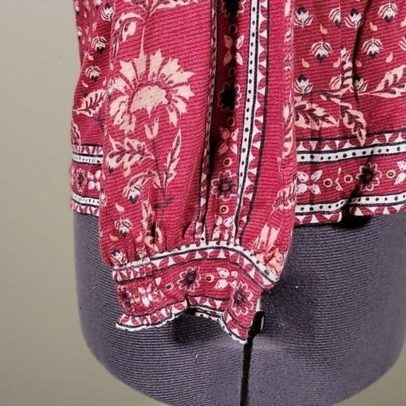 Style & Co Long Sleeve Peasant Top Sz XSP - Picture 5 of 12